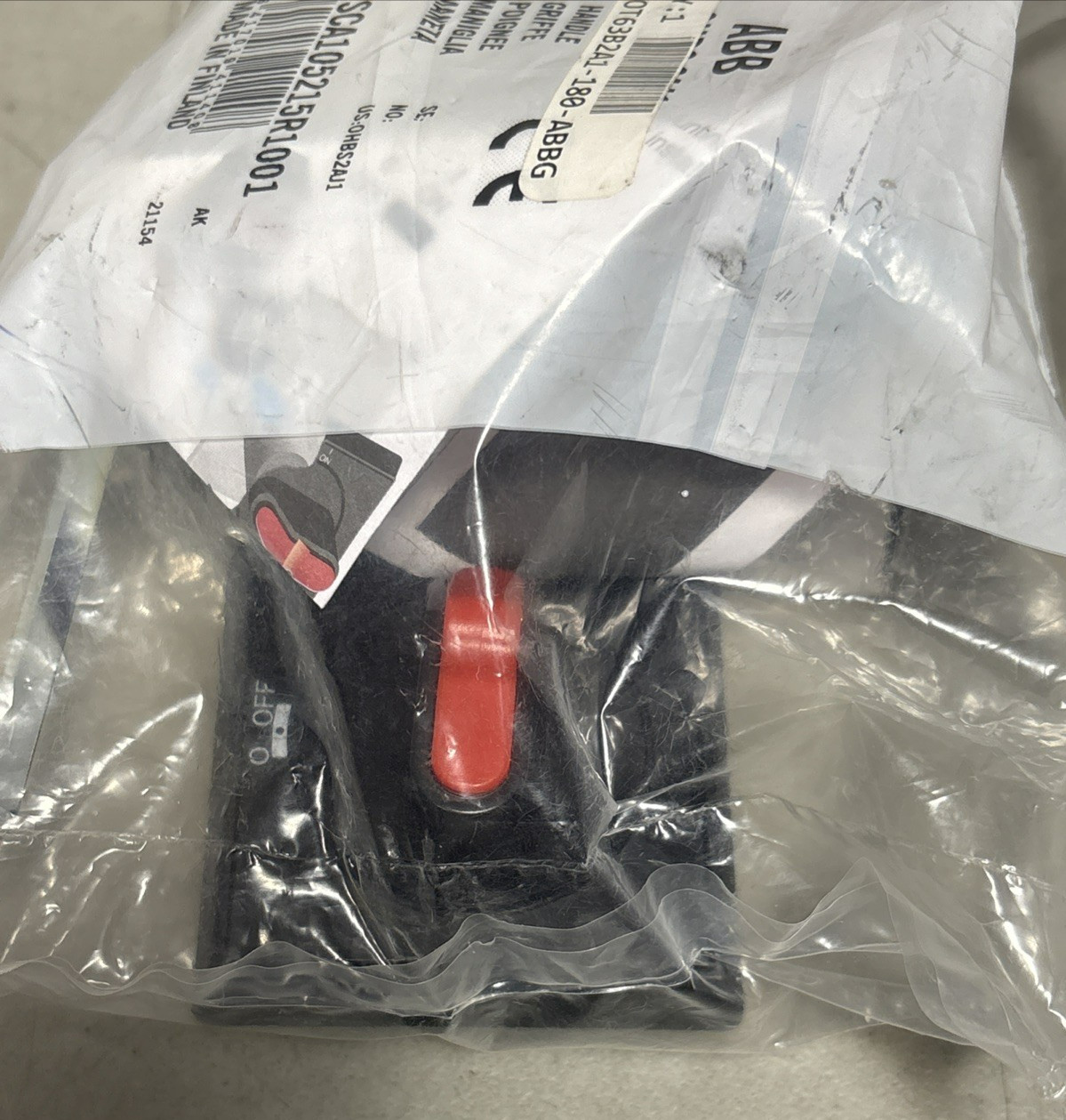 New ABB 1SCA105215R1001 OT80F3 OHBS2AJ1 Switch Disconnector w/Handle – Sealed