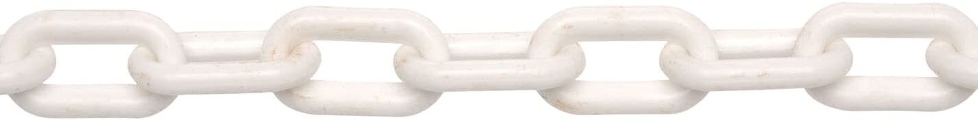Campbell 0990847, #8 White Plastic Chain, 50′ Reel, FREE SHIPPING