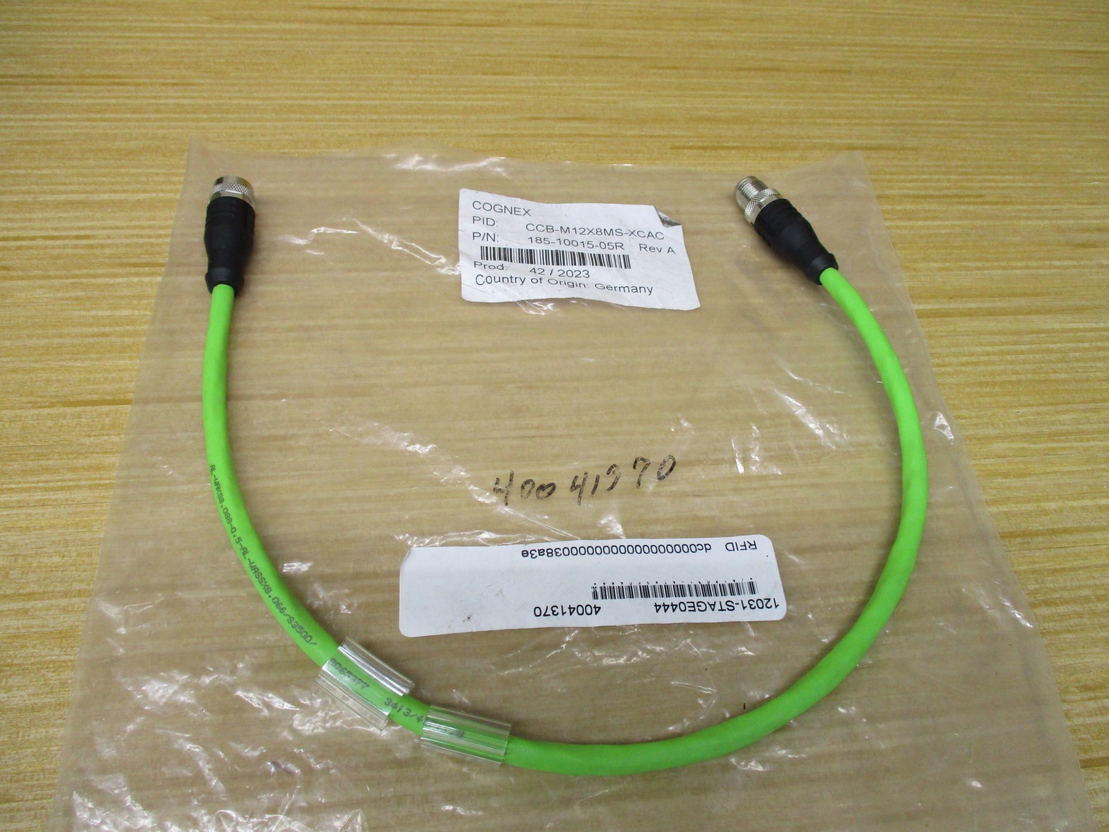 Cognex CCB-M12X8MS-XCAC Ethernet Cable Adapter 185-10015-05R
