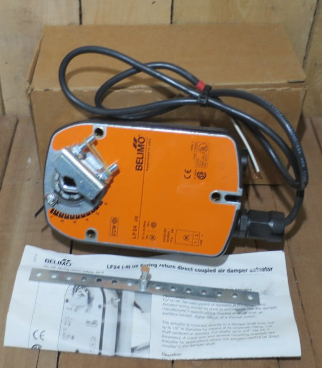 Belimo Spring Return Actuator 2-10VDC Control Input 24VAC/DC 50/60Hz LF24 US NOS