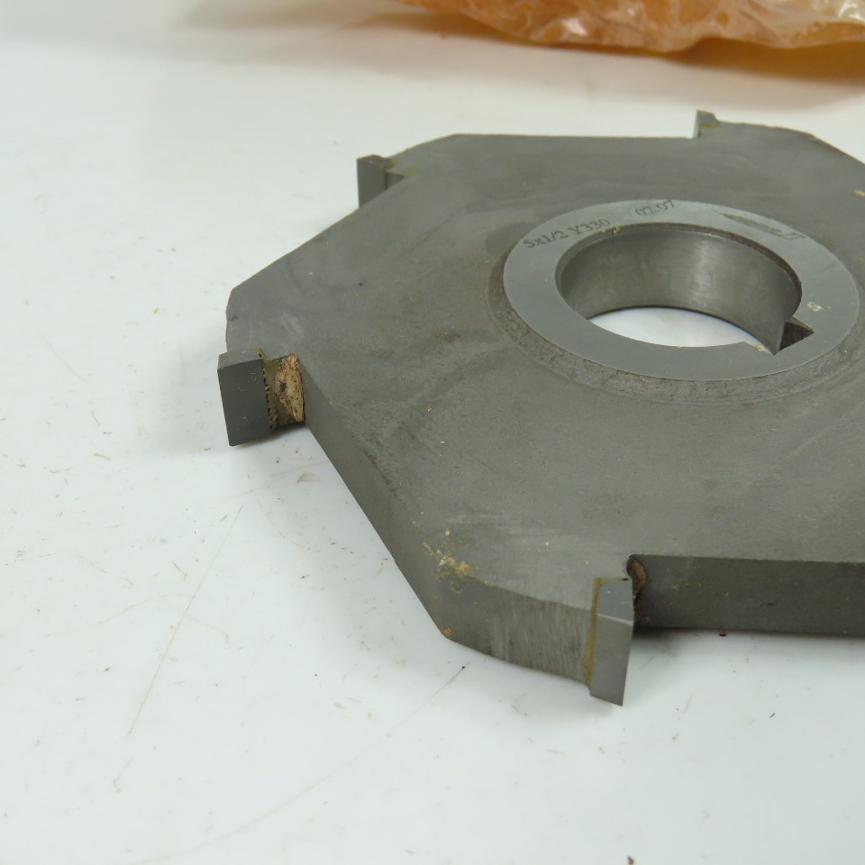TTC 24-056-820 5×1 2×1-1/4 Straight Tooth Carbide Tipped Milling Cutter