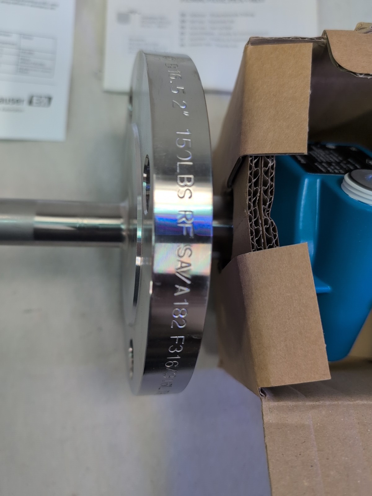 ENDRESS HAUSER LIQUIPHANT M FTL51-E0DX5/0 13.5IN, LEVEL SWITCH VIBR