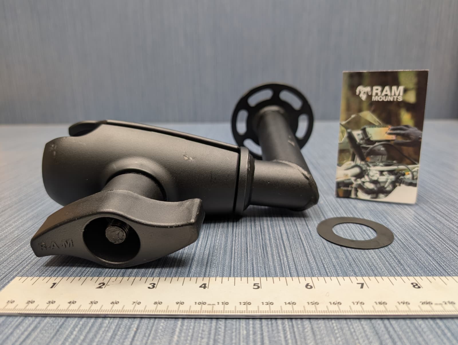 Ram Mount 90 Degree Pipe Mount D Size Arm Heavy Duty