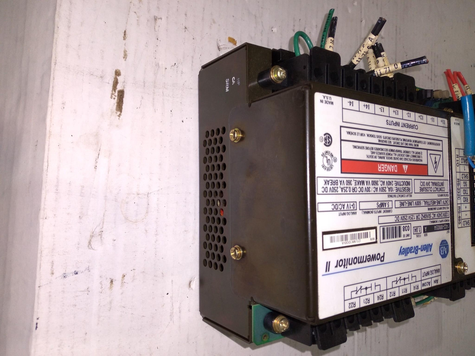 ALLEN-BRADLEY 1403-NSC SER.A ALLEN-BRADLEY 1403-MM05A SER.A 1.04FRN 120/240V AC