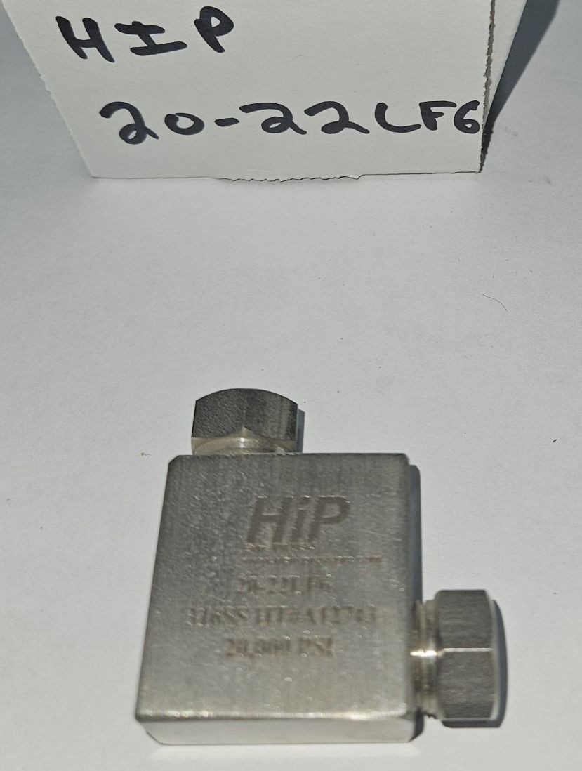 NEW 20-22LF6 HIP High Pressure Equipment 3/8″ MP FEMALE ELBOW