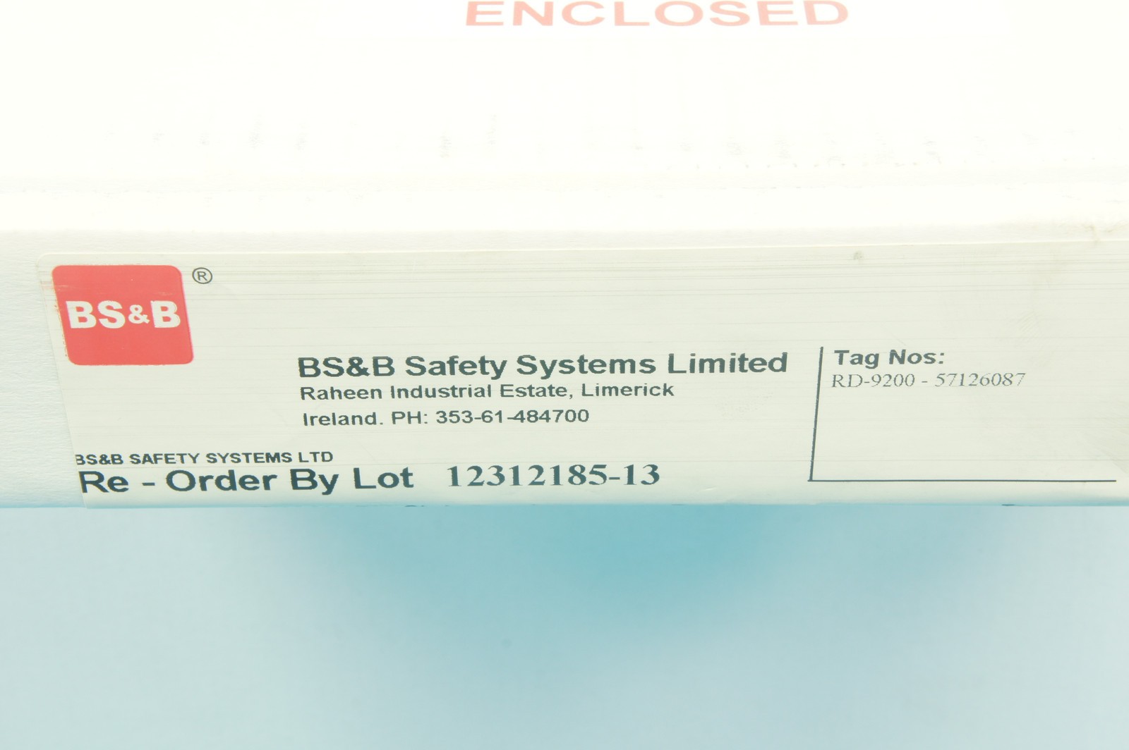 BS&B 12312185-13 SSR break disk 2in.(2″)/DN50 HASTC-276 8.55-10.50bar(G)@173°C