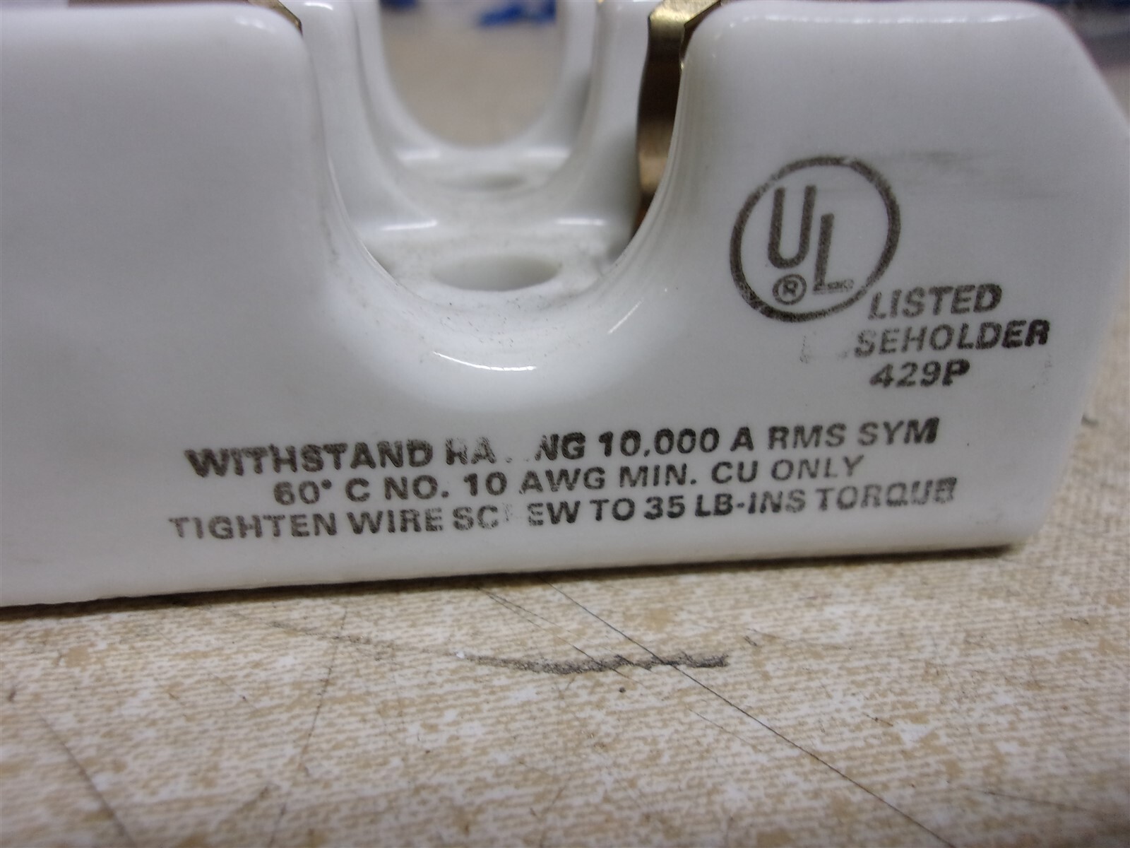 NEW Buss 2604 30A 250V 2-Pole Ceramic Fuseholder *FREE SHIPPING*