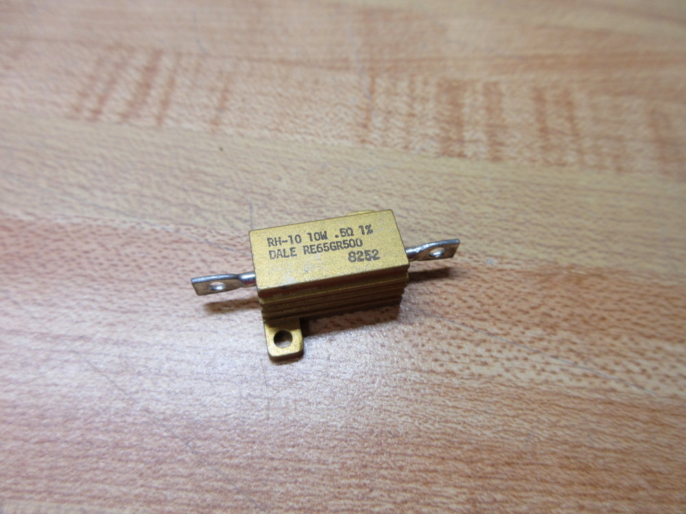 Dale RE65GR500 Vishay Resistor RH-10 .5Ω 10w (Pack of 3)