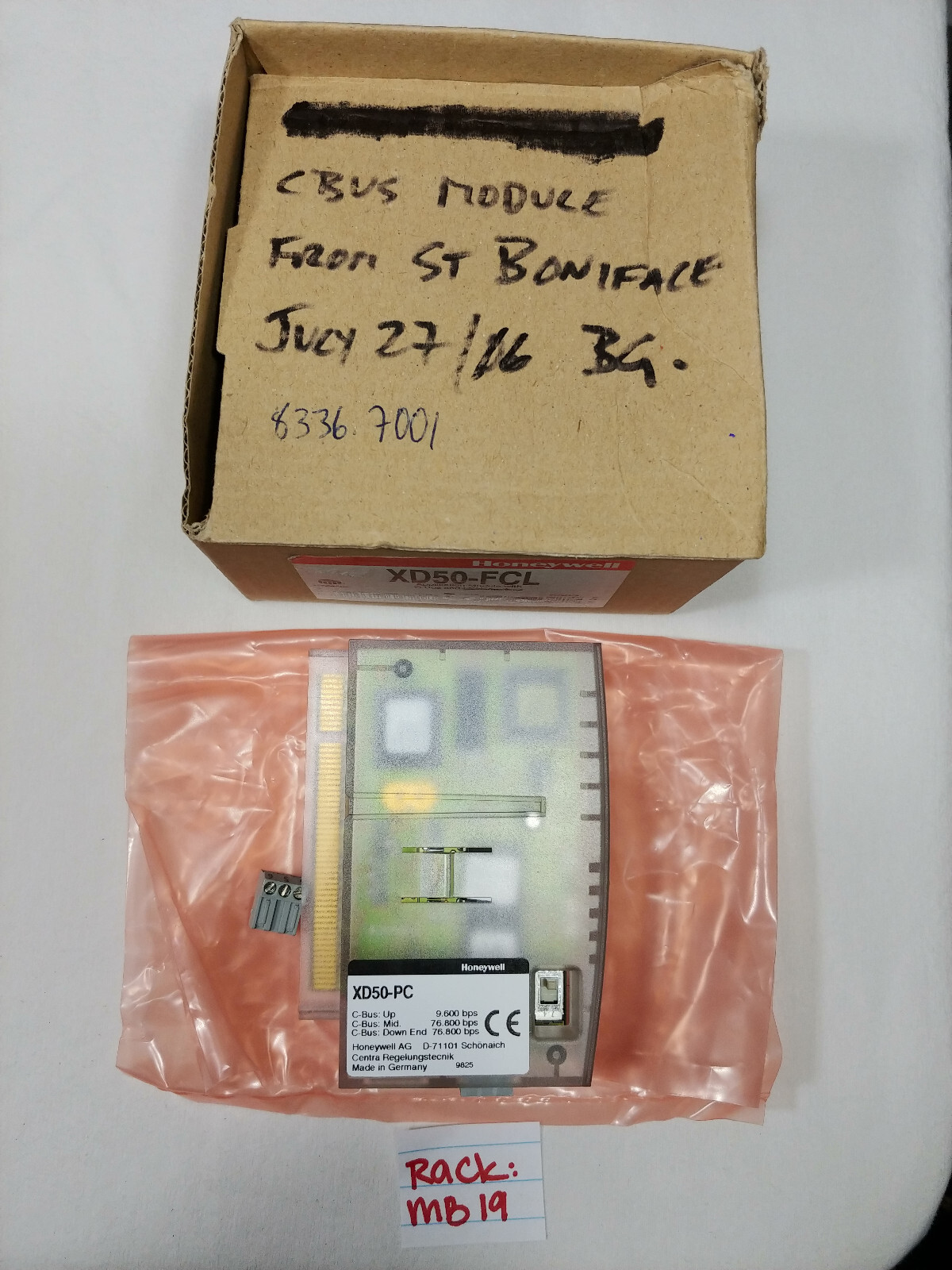 HONEYWELL Communication Module XD50-PC *Wrong Box*