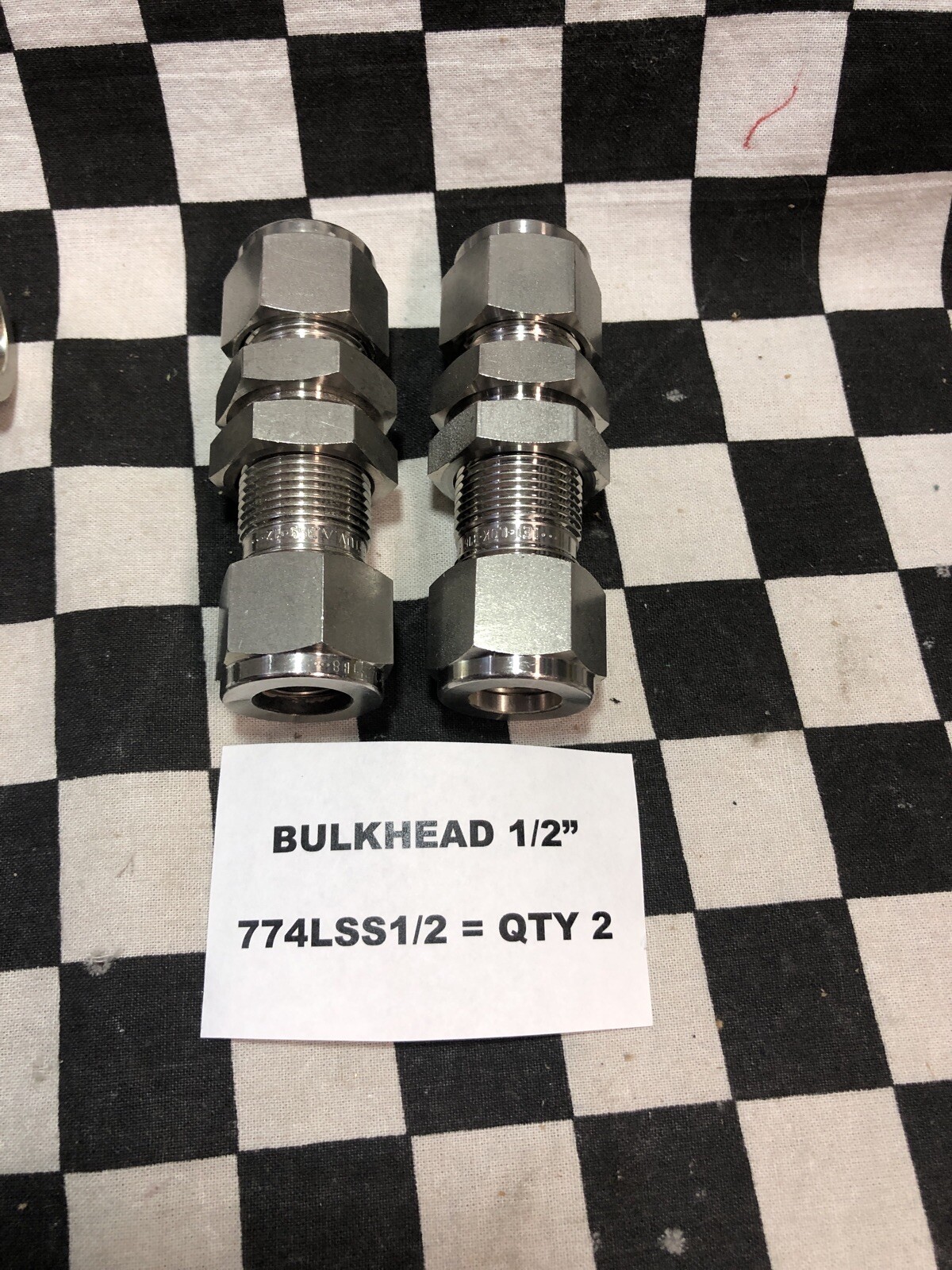 LOT OF 9 HAM LET TEE UNION ELBOW 1/2″, 765LSS1/2, 764LSS1/2, 774LSS1/2 #120Q7