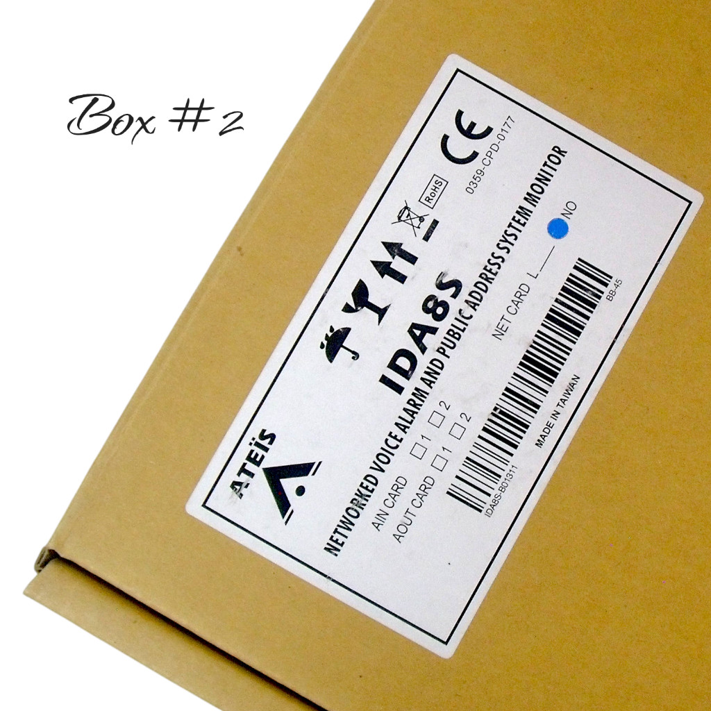 Ateis Voice Alarm IDA8 Matrix System IDA8C Controller IDA8S Units PSS-AS Console