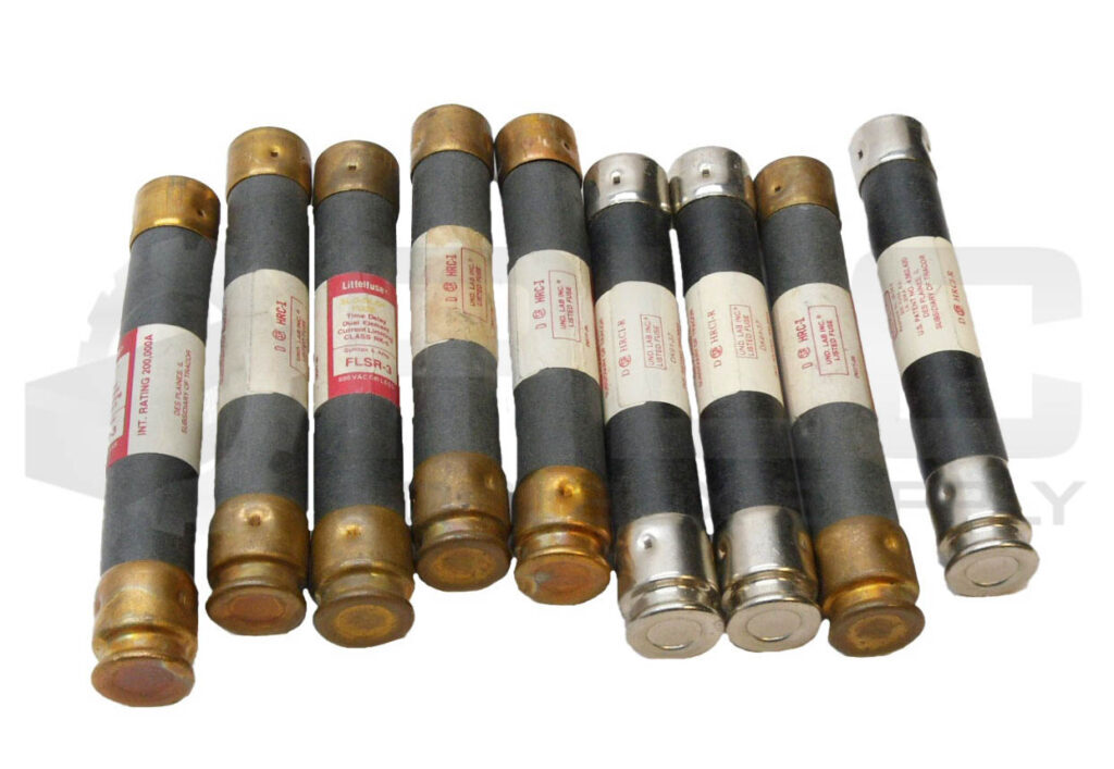 LOT OF 9 NEW BUSSMAN FLSR-3 TIME DELAY FUSE 3A 600VAC FLSR3 FLSR 3