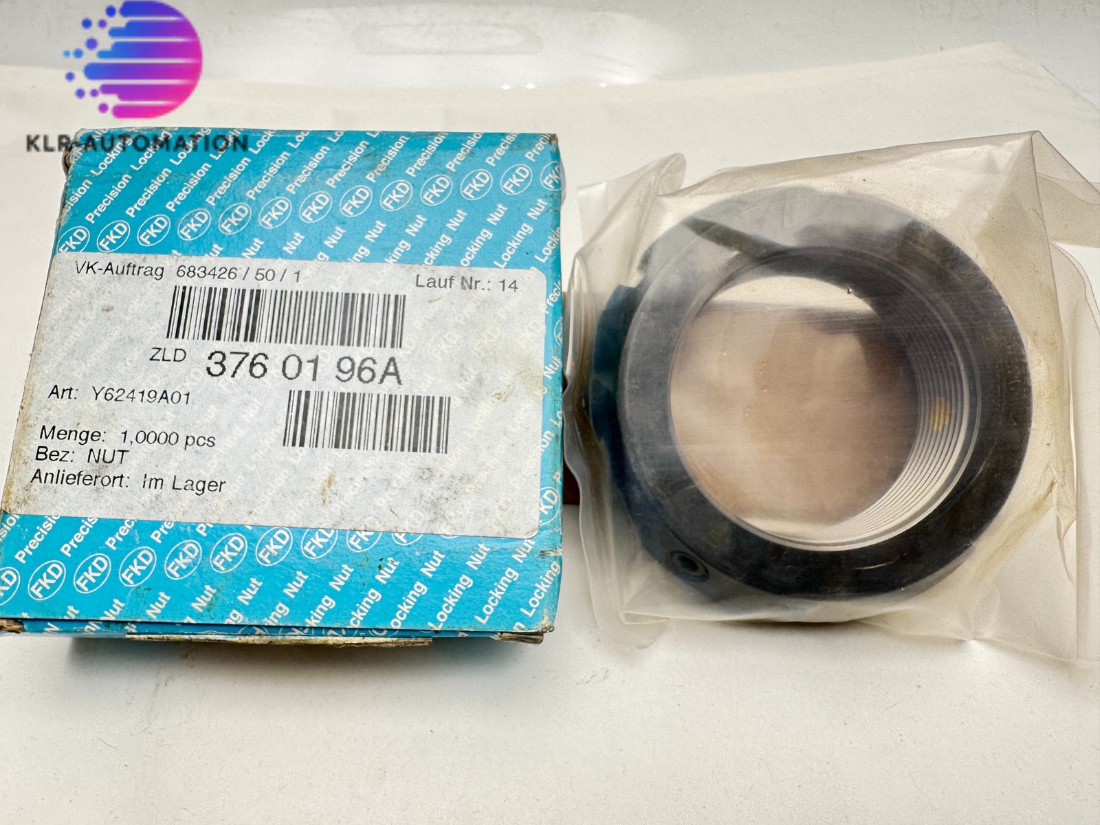 FKD High Precision Locking Nut ZLD 376 01 96A Y62419A01 NEW