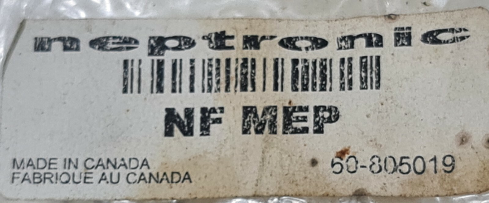 NEPTRONIC NF MEP 60-805019 MANUAL ELECTRONIC POSITIONER