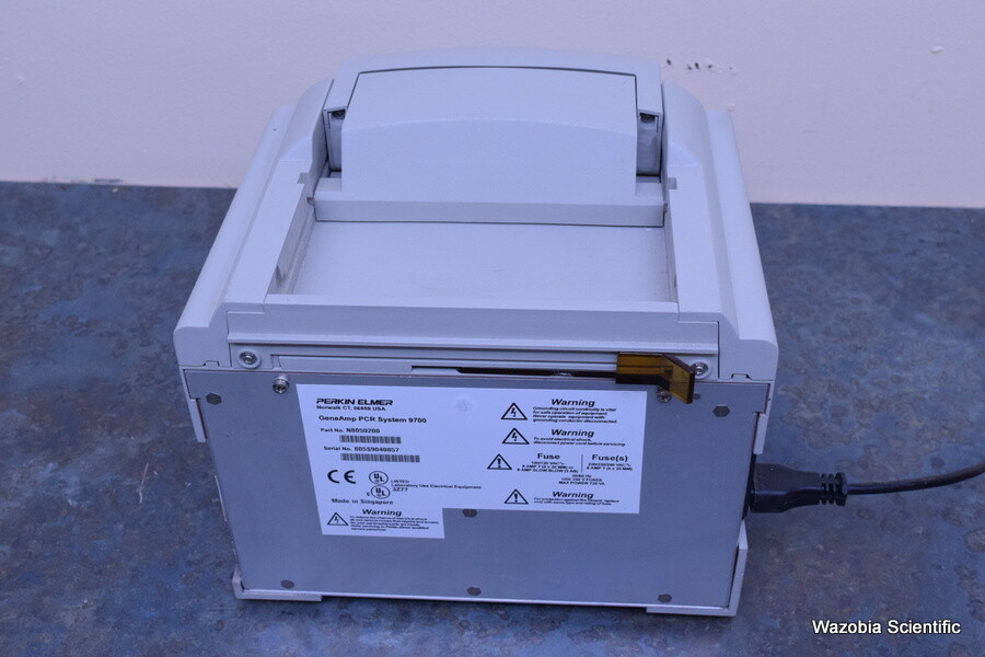 AB APPLIED BIOSYSTEMS GENEAMP PCR SYSTEM 9700 WITH 96 WELL BLOCK N8050200