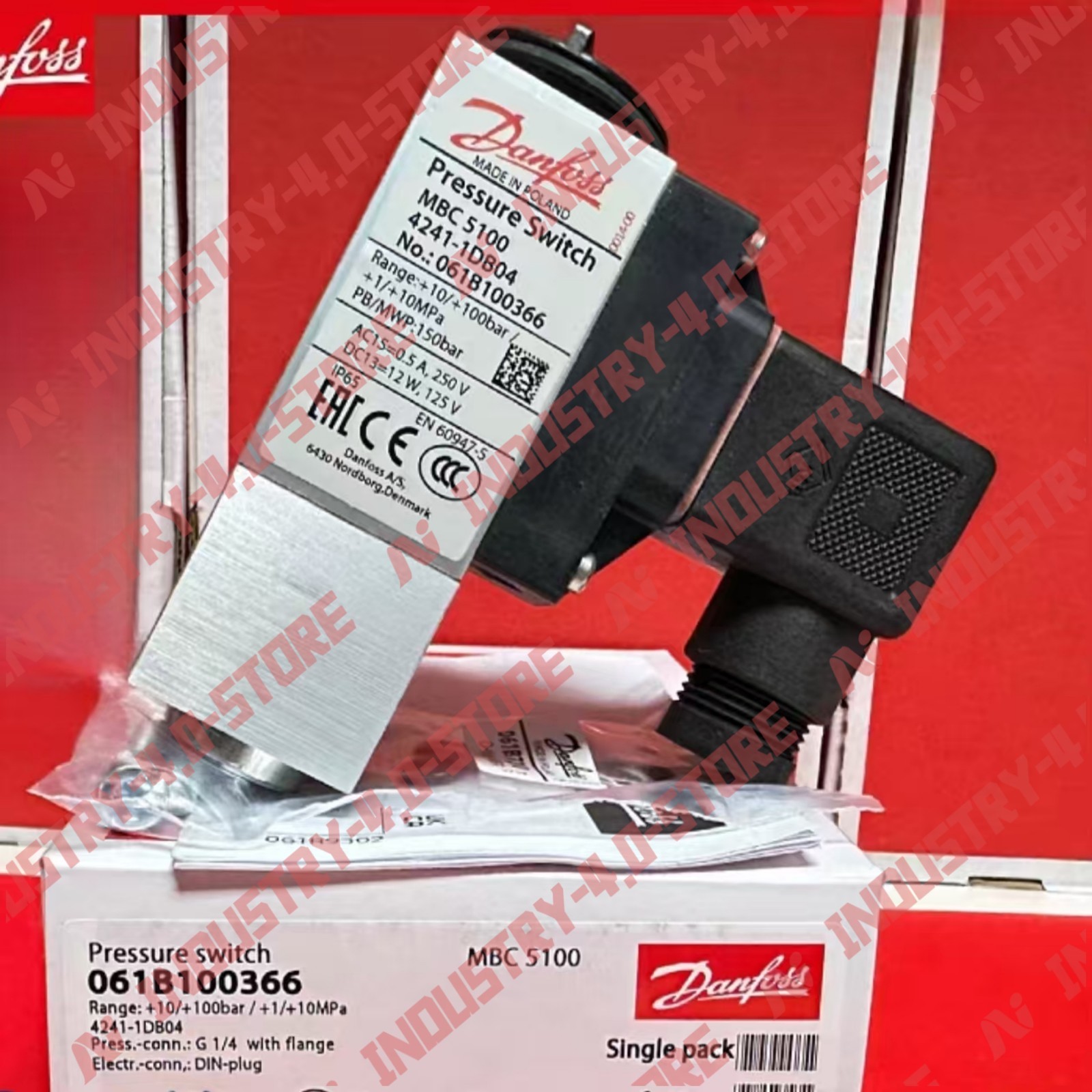 Danfoss 061B100366 MBC5100 Pressure Sensor#1pcs new in box
