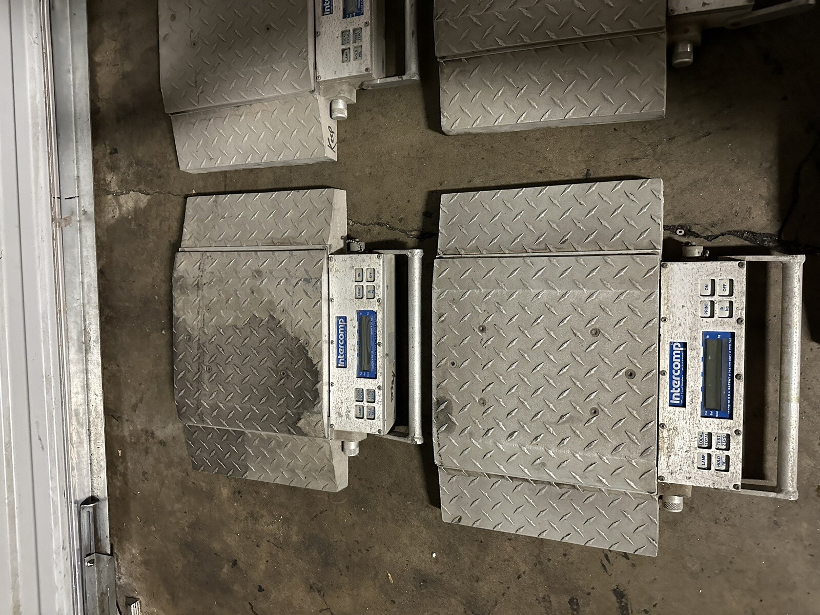 *LOT OF 11* Intercomp Wheel Load Weigher PT300 Scale 20000 X 50 LB 10000 X 20 kg