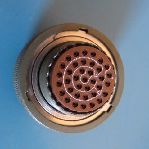 1X AERO MS27467T15B35S 37 Position Circular Connector Plug Female