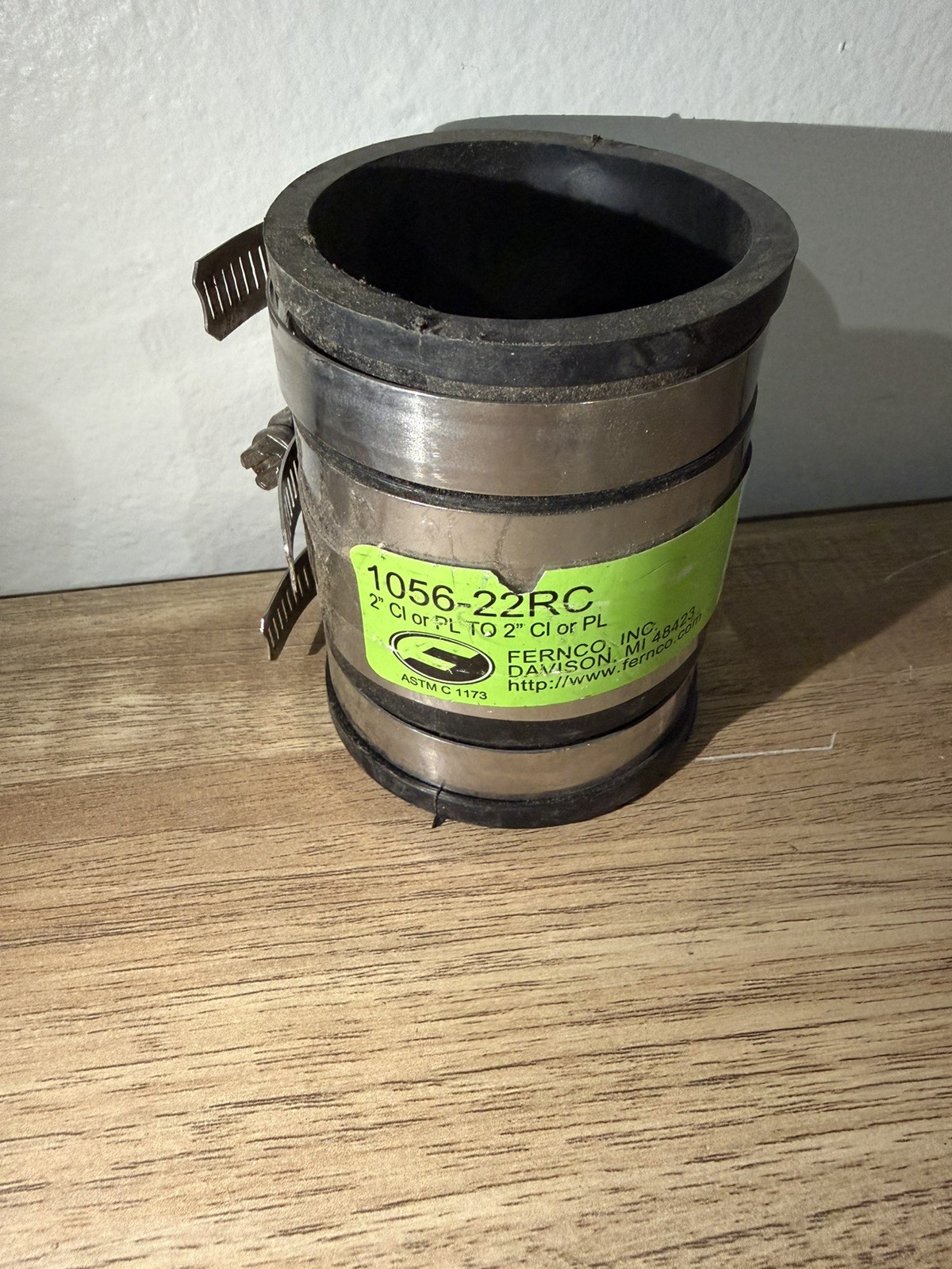 FERNCO INC. 1056-22RC 2-inch Flexible PVC Strong Back RC Shielded Coupling