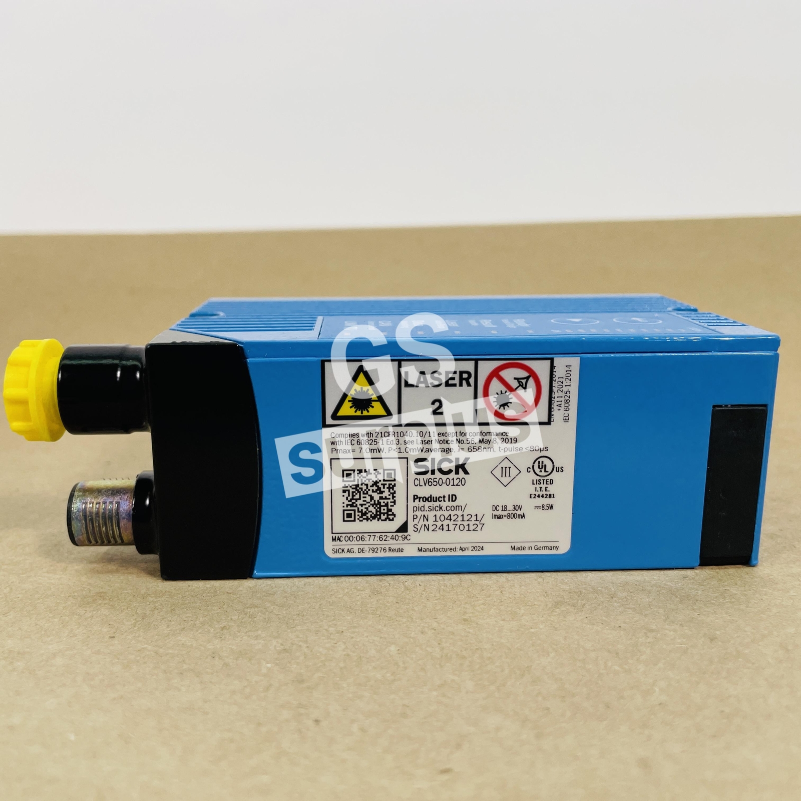 SICK CLV650-0120 / 1042121 Fixed mount barcode scanner (New no box)