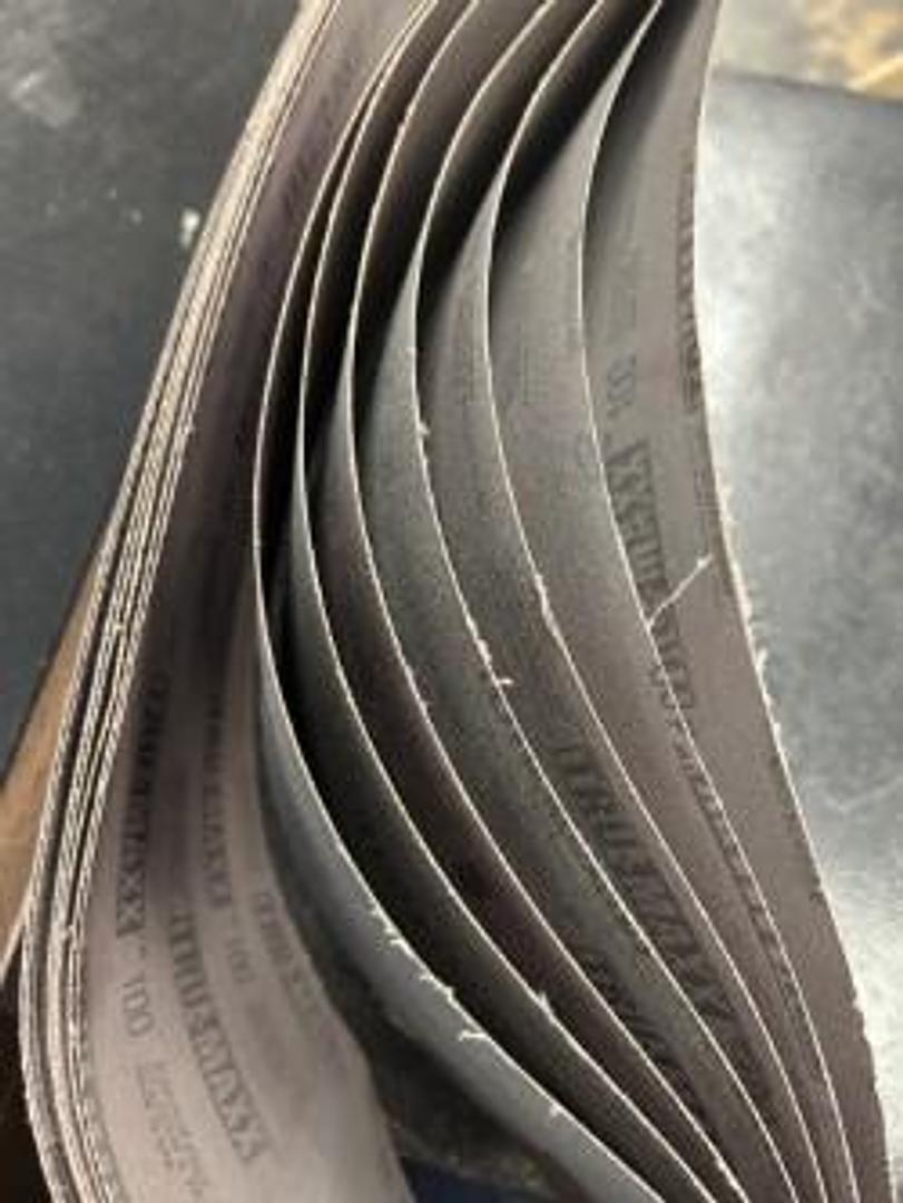 6 Pcs-4″X 36″True-Maxx Aluminum Oxide Full Resin 100 grit sanding belts – GHB-73