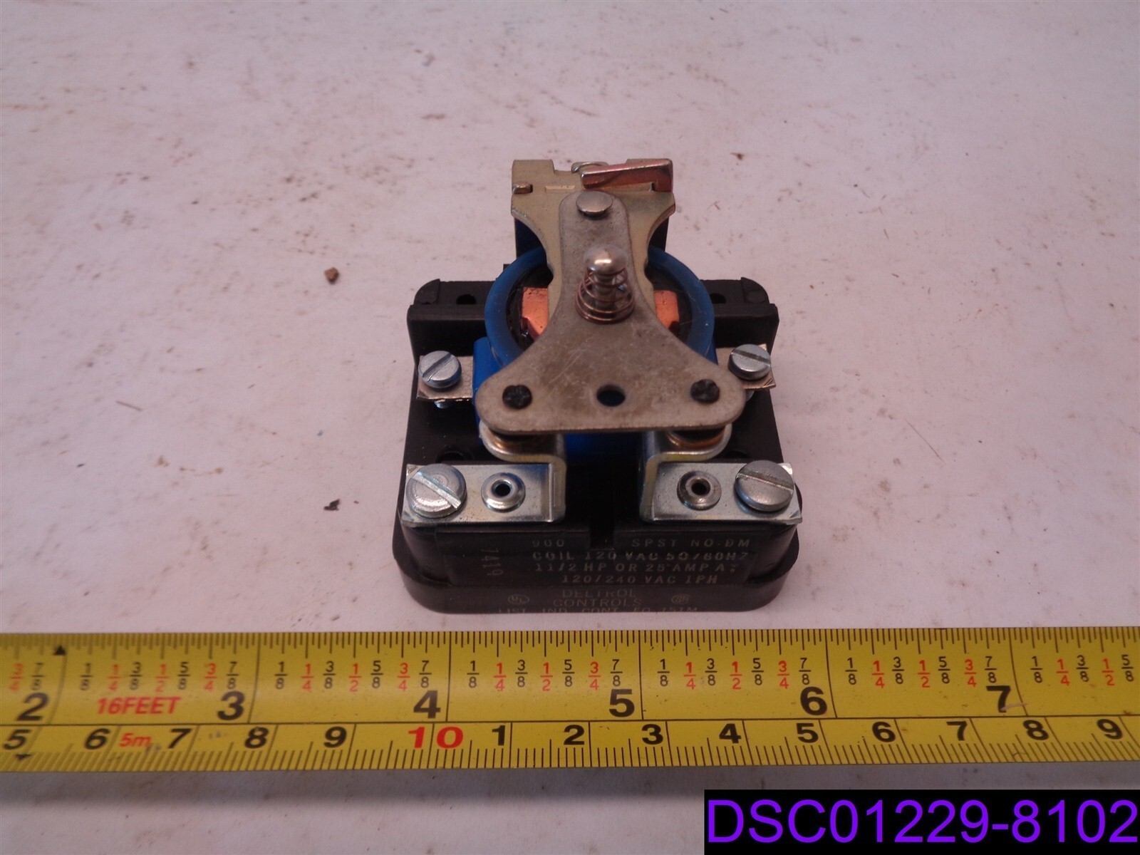 Deltrol Relay 120/240 VAC 1PH, 120 VAC 50/60 HZ, 20466-55