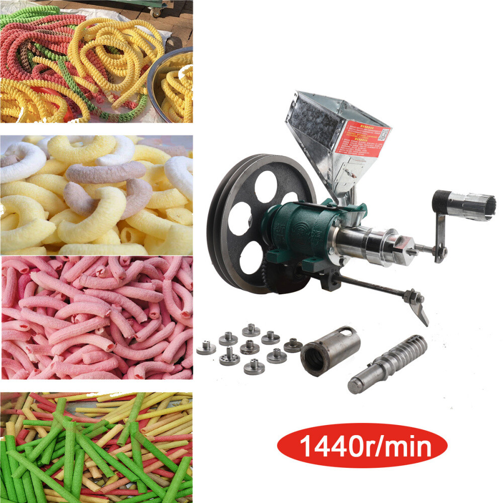 20-25kg/h Puffed Food Extruder Rice Corn Puffing Extrusion Machine Kit 1440 RPM