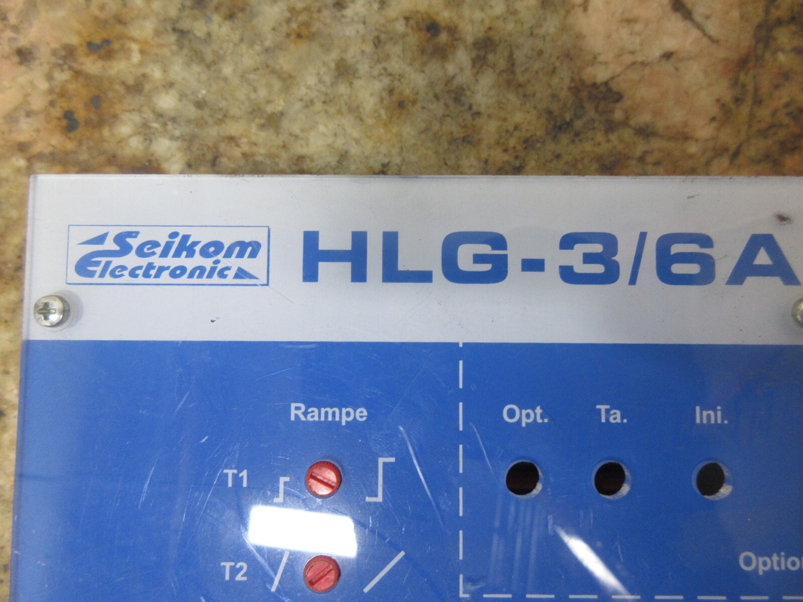 SEIKOM POWER BOARD HLG-3/6A HL63A E.F. 820 5/2A ELECTRONIC SOFT START DEVICE