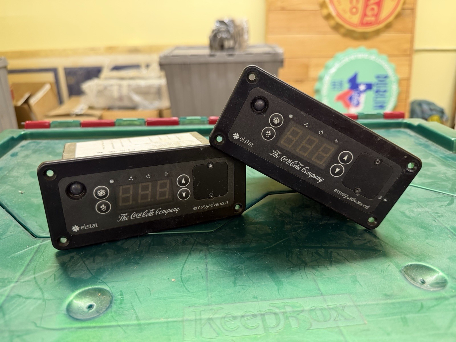 Elstat EMS55 Thermostat Temperature Controller 10122-3001 Lot Of 2 Used