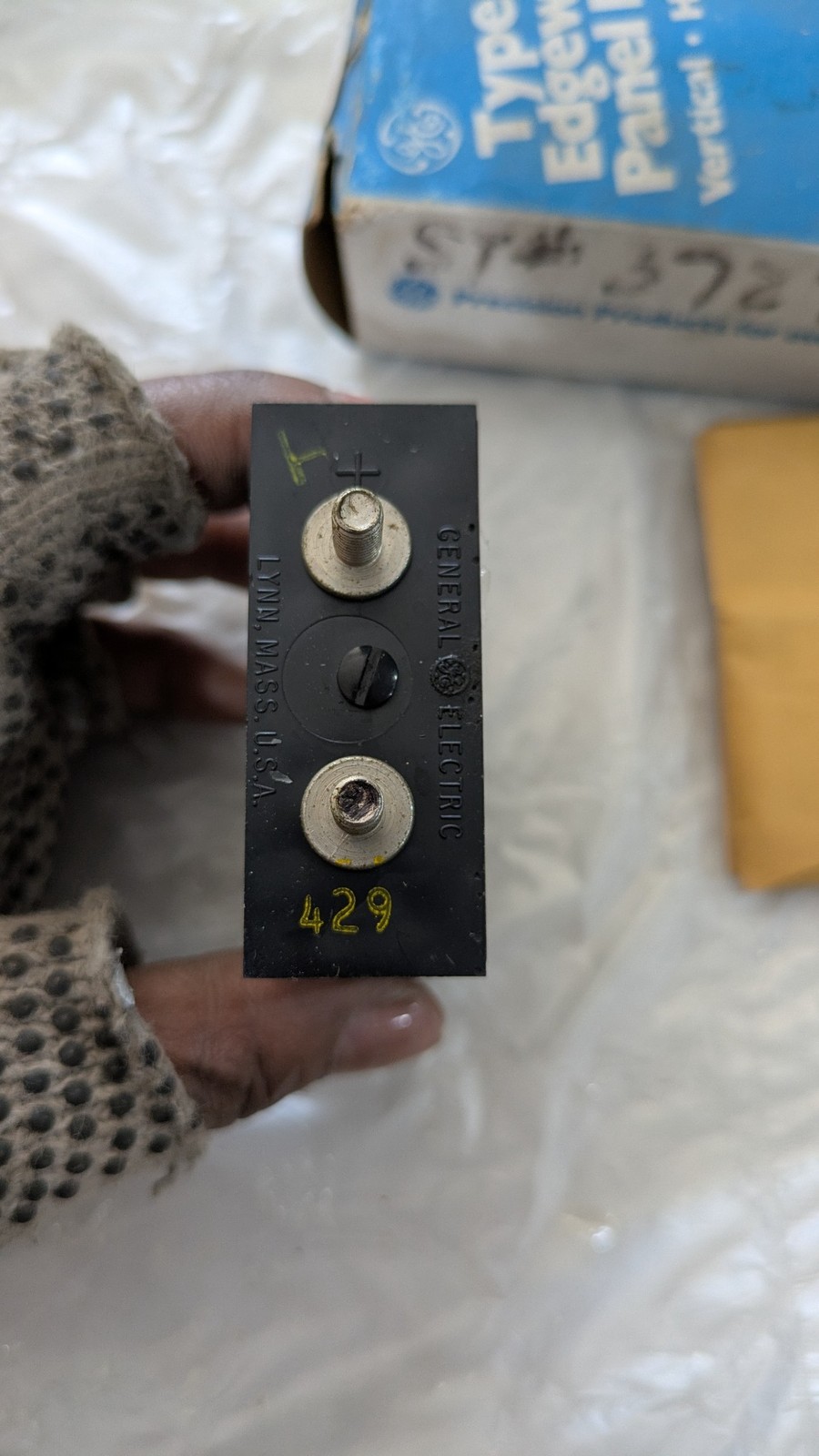 GE 201-1740 Panel Meter Edgewise 185 NST 37275