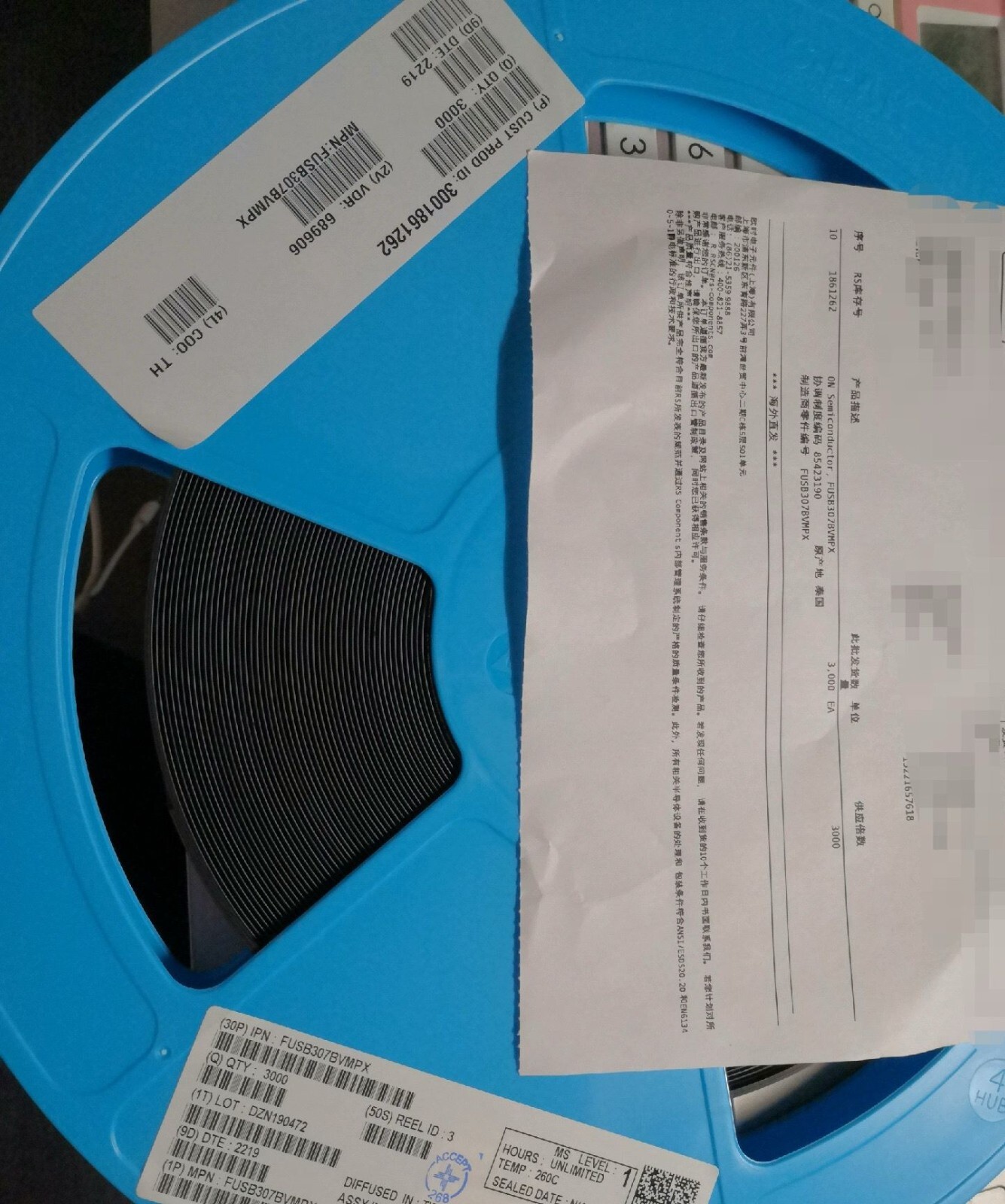 3000PC for onsemi FUSB307BVMPX new