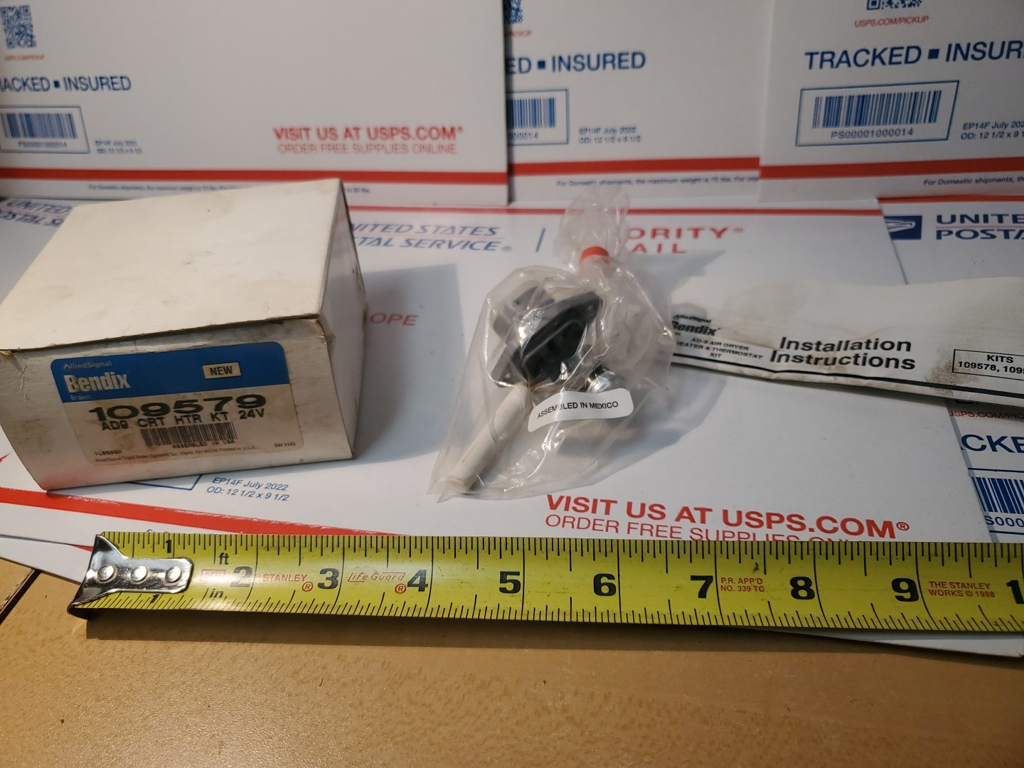 Bendix Heater/Thermo Kit 24V BW-204-M 246671 109579 Heater Only NO Gasket, G2