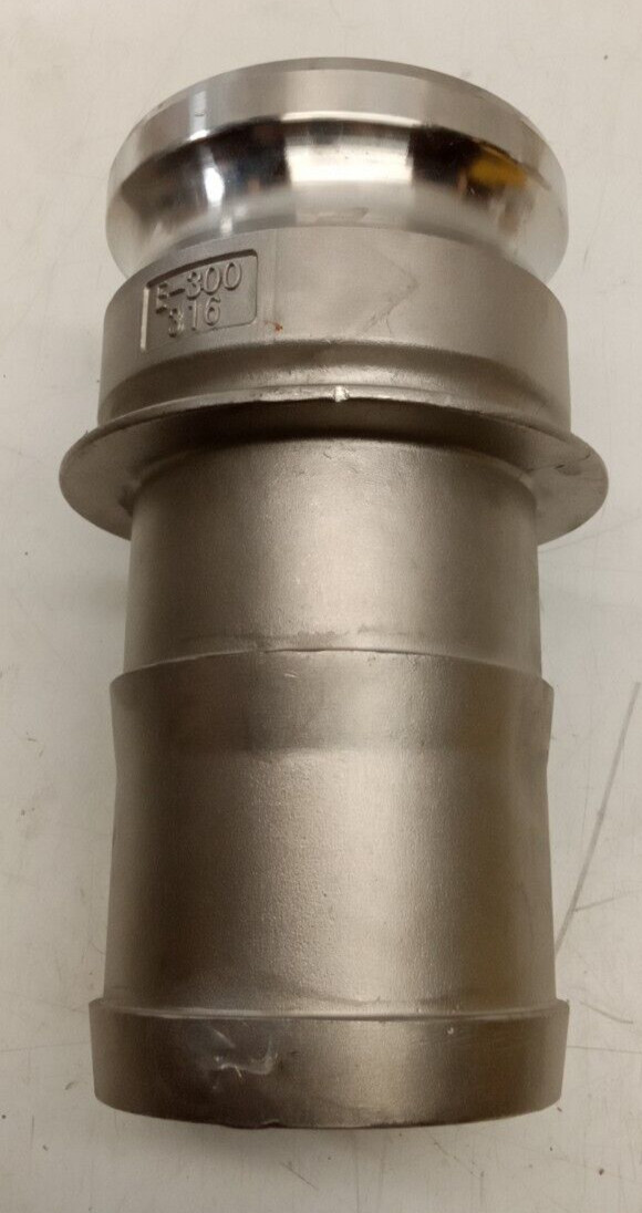 Dixon Shank E-300 316 Shank Adapter 3 X 3″ OD Hose Adapt.