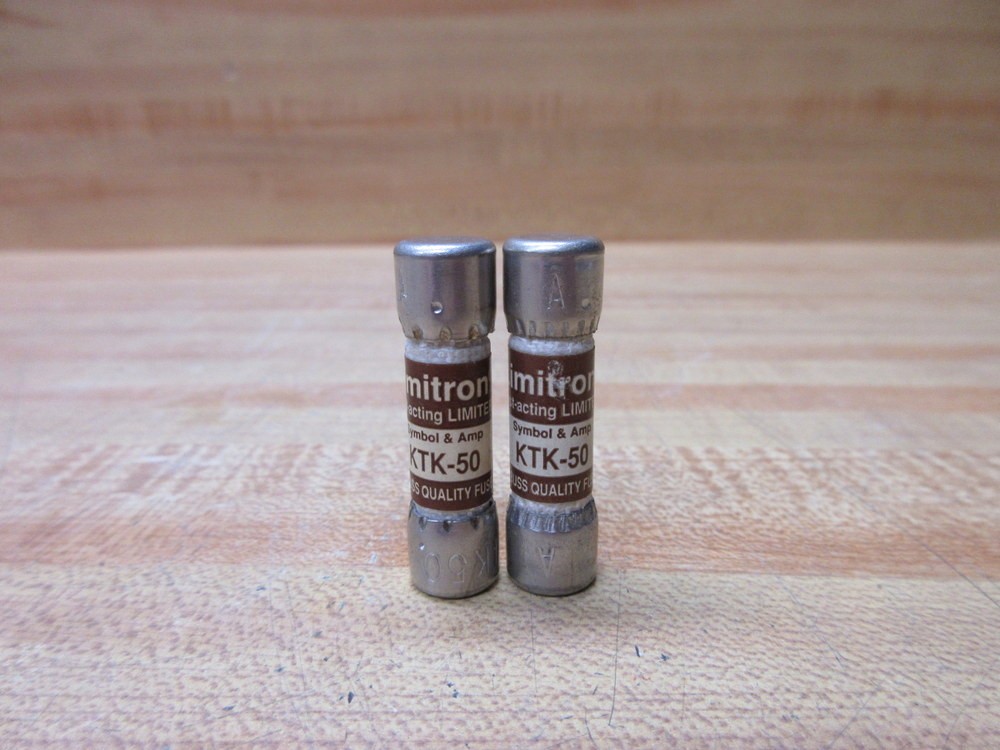 Buss KTK-50 Bussmann Fuse Cross Ref 1CW86 (Pack of 6)