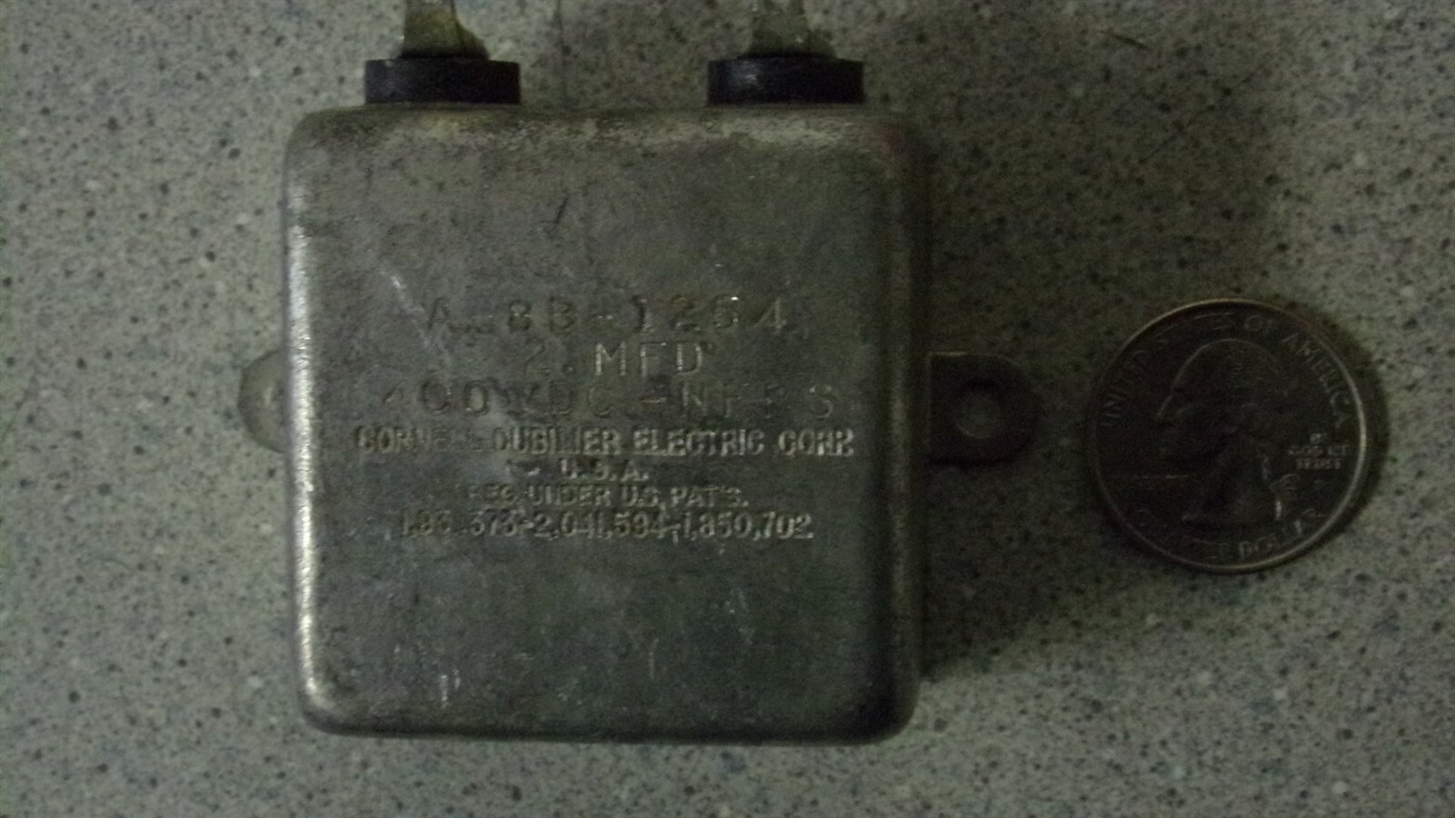 Cornell Dubilier Electric A-8B-1254 2MFD Capacitor *FREE SHIPPING*
