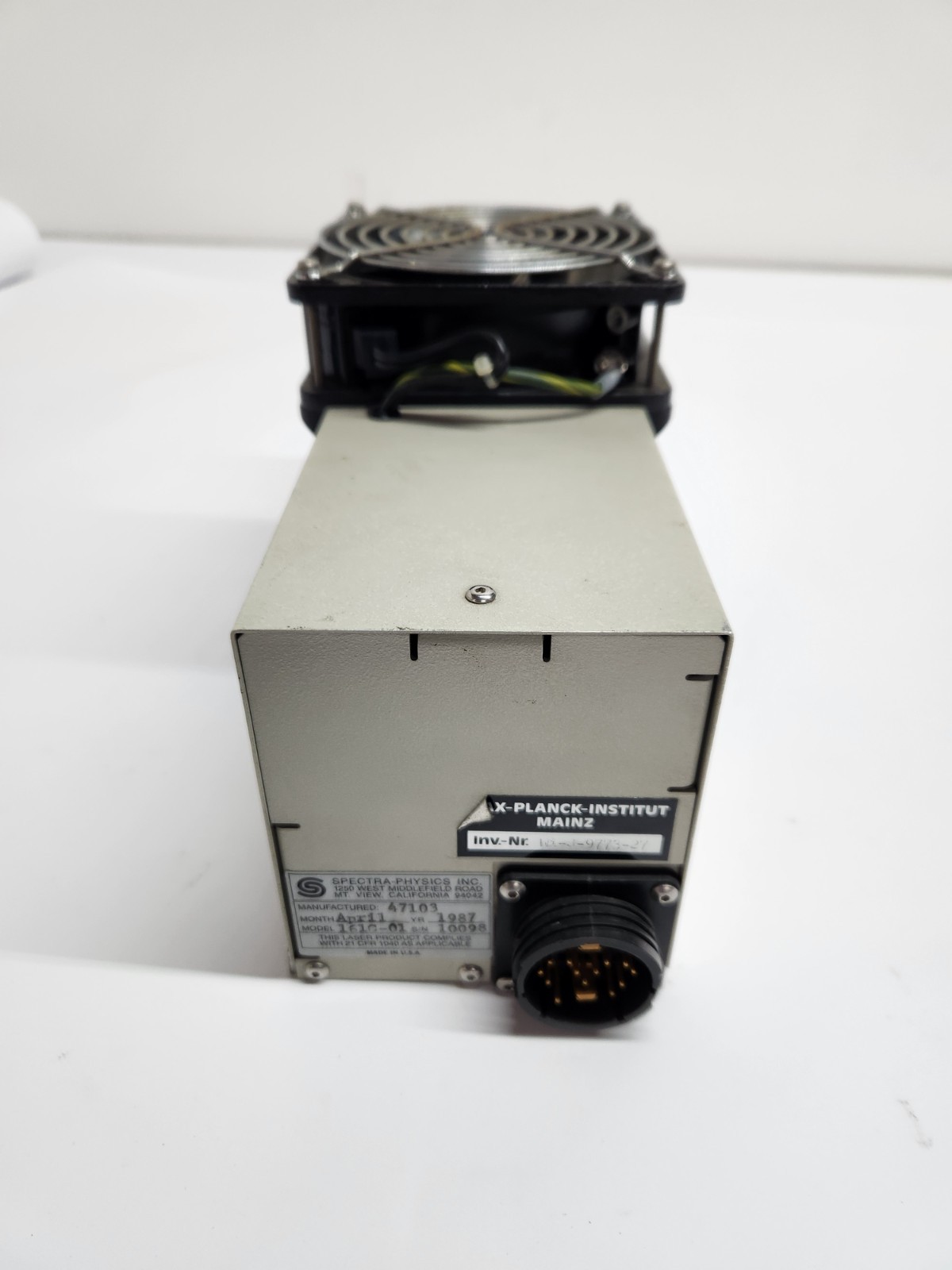 Spectra-Physics 161C-01 16w Argon-Ion Laser Head ~ Untested