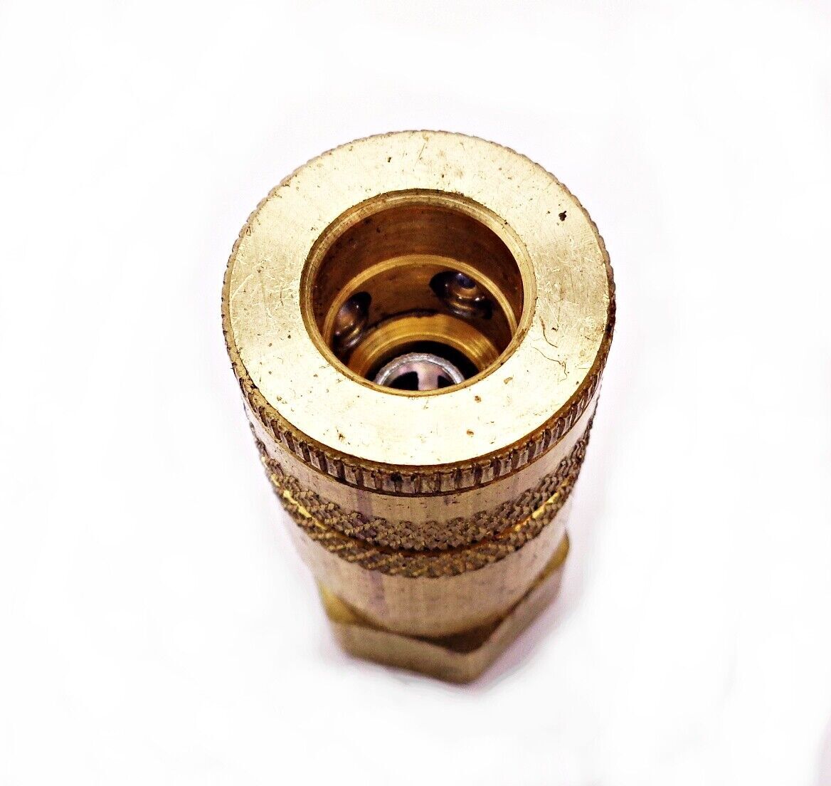LOT OF 5 NEW PARKER B23E BRASS COUPLER 3/8″ NPTF