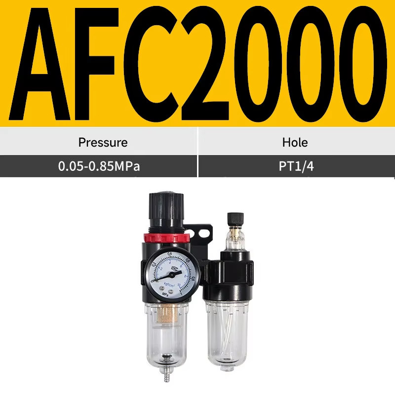 AFC2000 Air Compressor Regulator G1/4 Oil and Water Separator Air Filter Reduce
