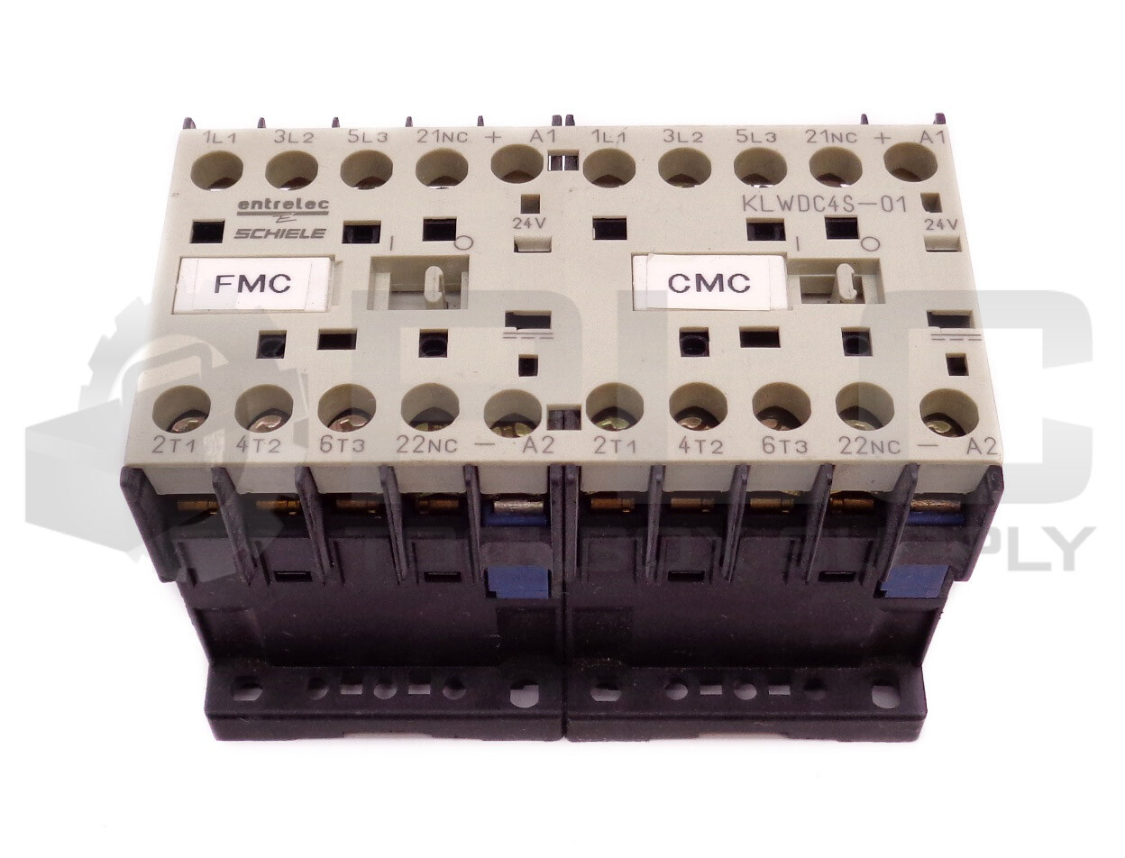 ENTRELEC SCHIELE KLWDC4S-01 CONTACT CONTROL RELAY 1 309 335 06
