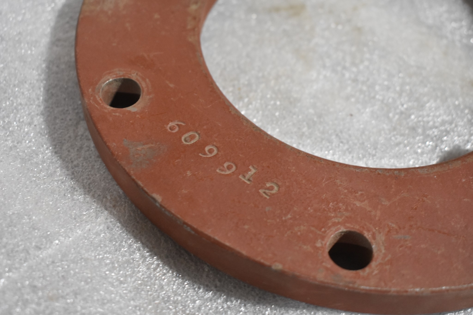 WWL BDW 609912, SPLIT SPACER, 8-3/16″ OD, 4-3/4″ ID, 3/4″ H, 6 HOLE, 1/2″ HOLES