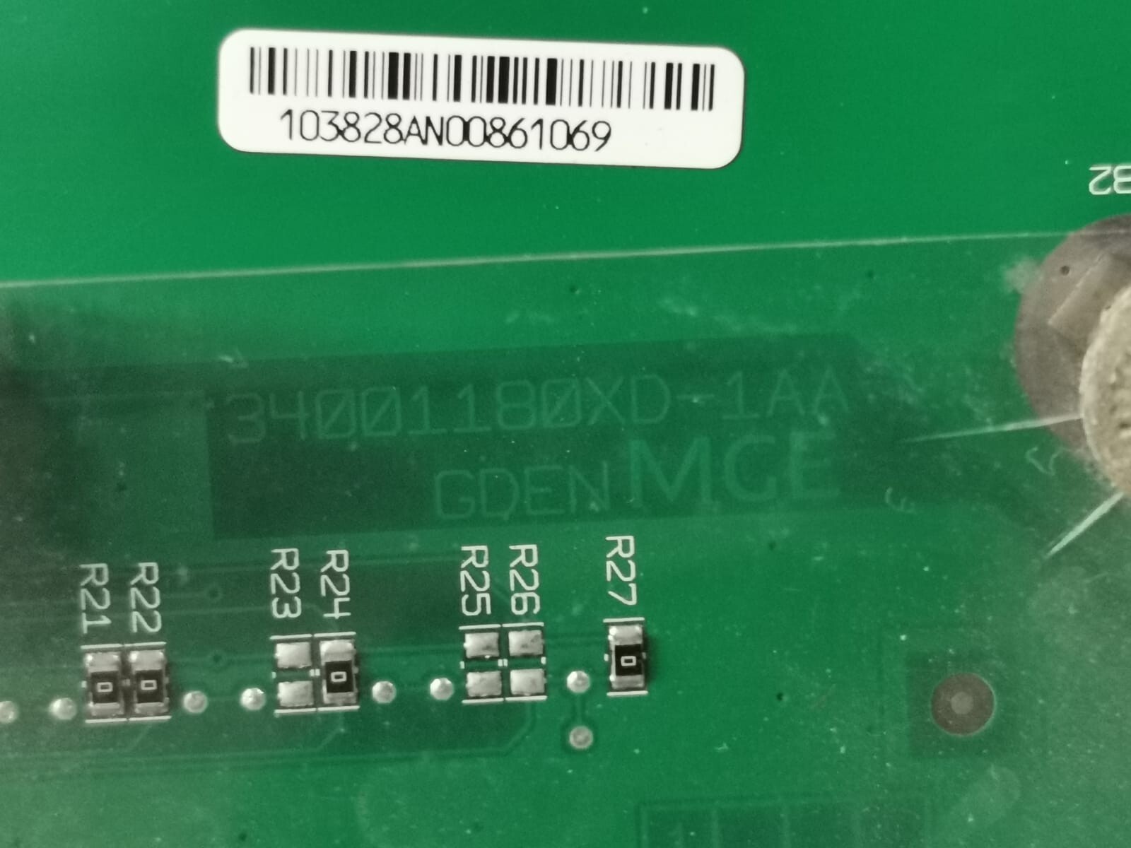 GDEN MGE 34001180XD-1AA PCB Board With Display