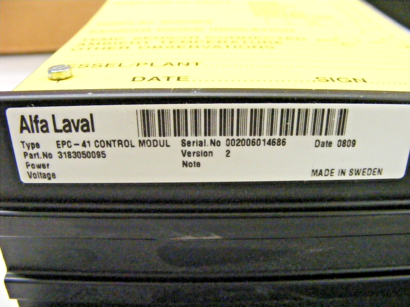 Alfa EPC-41 Control Module 3183050095 (n.o.)