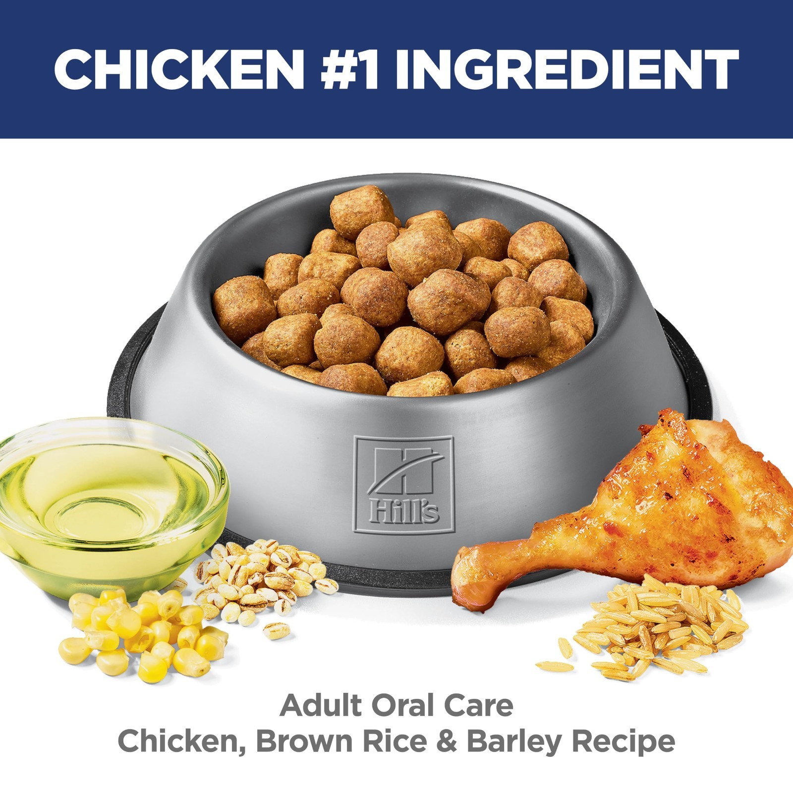 Hill’s Science Diet Adult Oral Care Chicken Rice & Barley Dry Dog Food, 28.5 lb