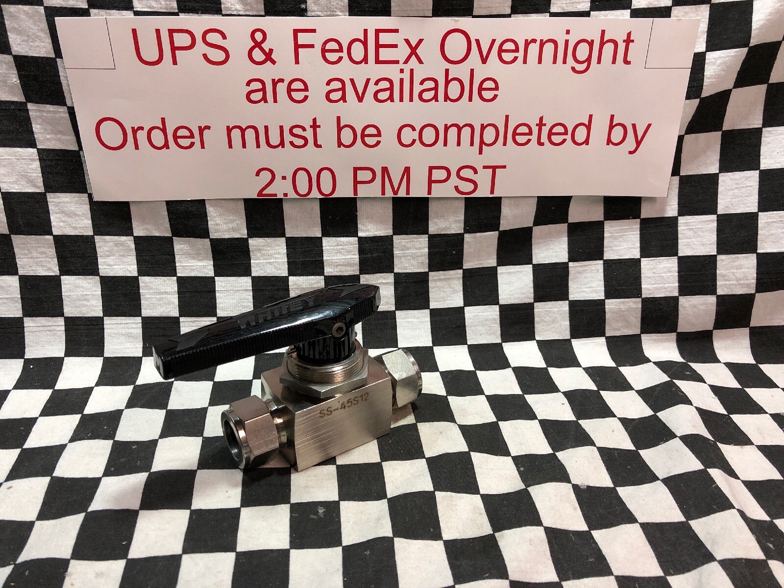 WHITNEY SS-45S12, SS45S12, BALL VALVE 3/4″ COMP, SHIPSAMEDAY#ZQ14
