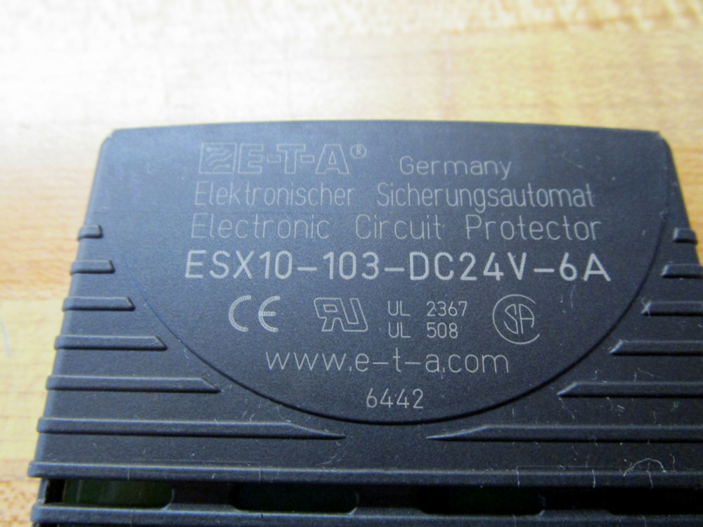 ETA ESX10-103-DC24V-6A Circuit Breaker ESX10103DC24V6A
