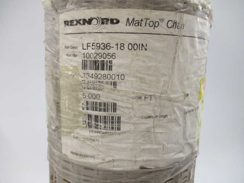 REXNORD LF5936-18.00IN 10029056 5.000FT NSMP