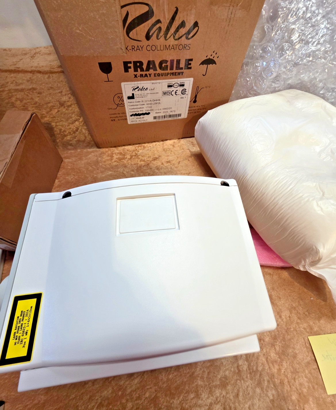 Ralco 6693-25F2L Sedecal 451213459012 MD Collimator R 221/A DHHS GE Philips Xray