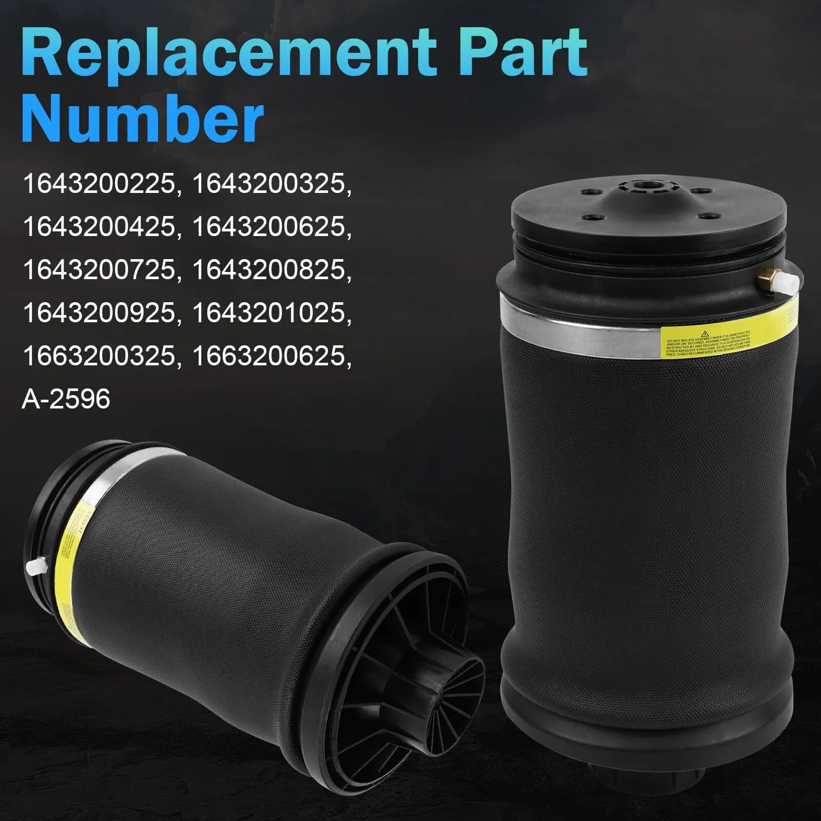 US GARVEE Rear Air Spring Kit Air Suspension Bags Compatible for Mercedes-Benz G