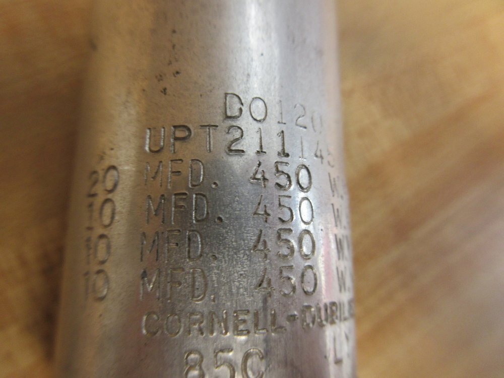 Cornell-Dubilier D0120 Capacitor UPT211145