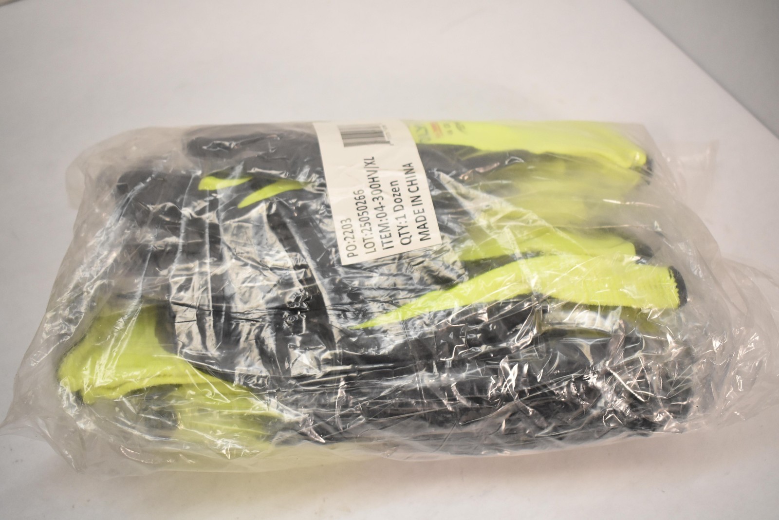 Armor Guys 04-300HV/XL Industrial Work Gloves XL 1 Dozen Hi-Vis Yellow